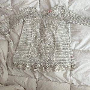 Faded Glory Girls Large 10/12 sweater cardigan